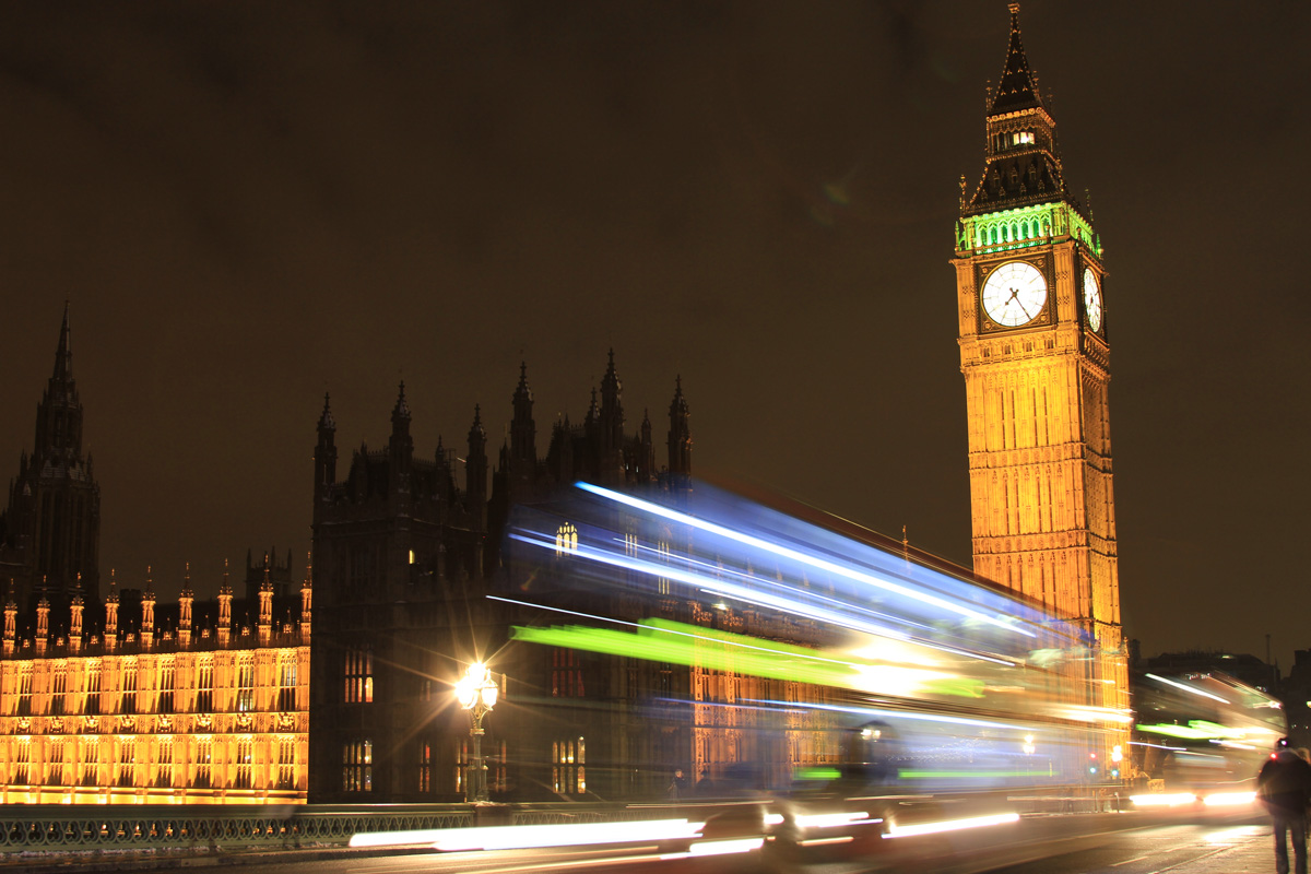 El Big Ben y el Palacio del Parlamento, en Londres. 2013.